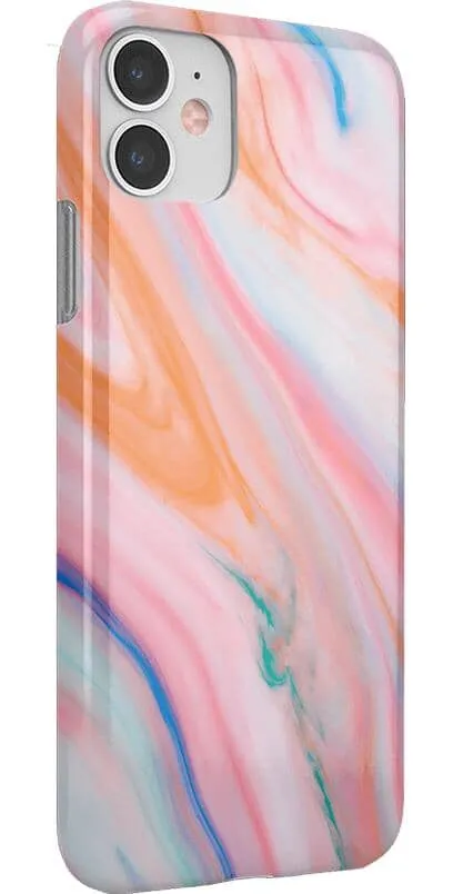 You're a Gem | Rainbow Marble Swirl Case