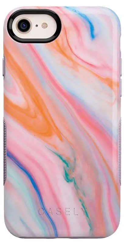 You're a Gem | Rainbow Marble Swirl Case