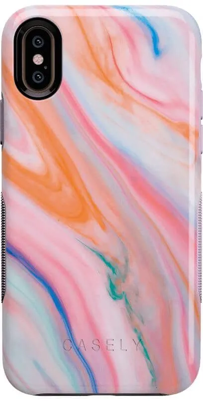 You're a Gem | Rainbow Marble Swirl Case