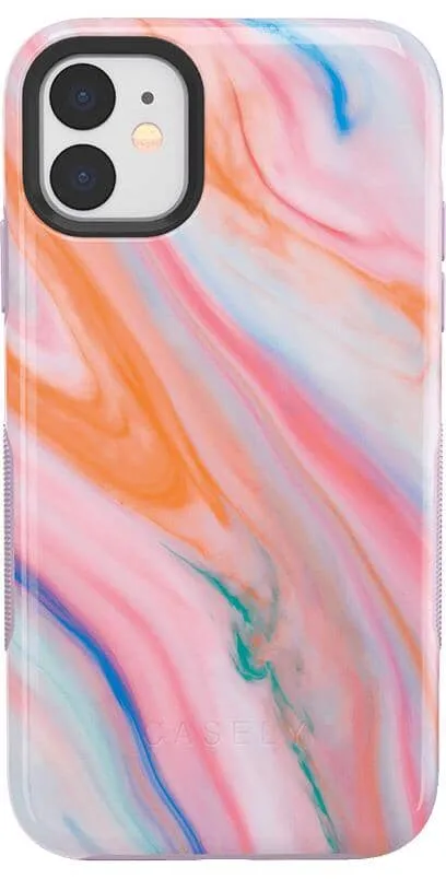 You're a Gem | Rainbow Marble Swirl Case