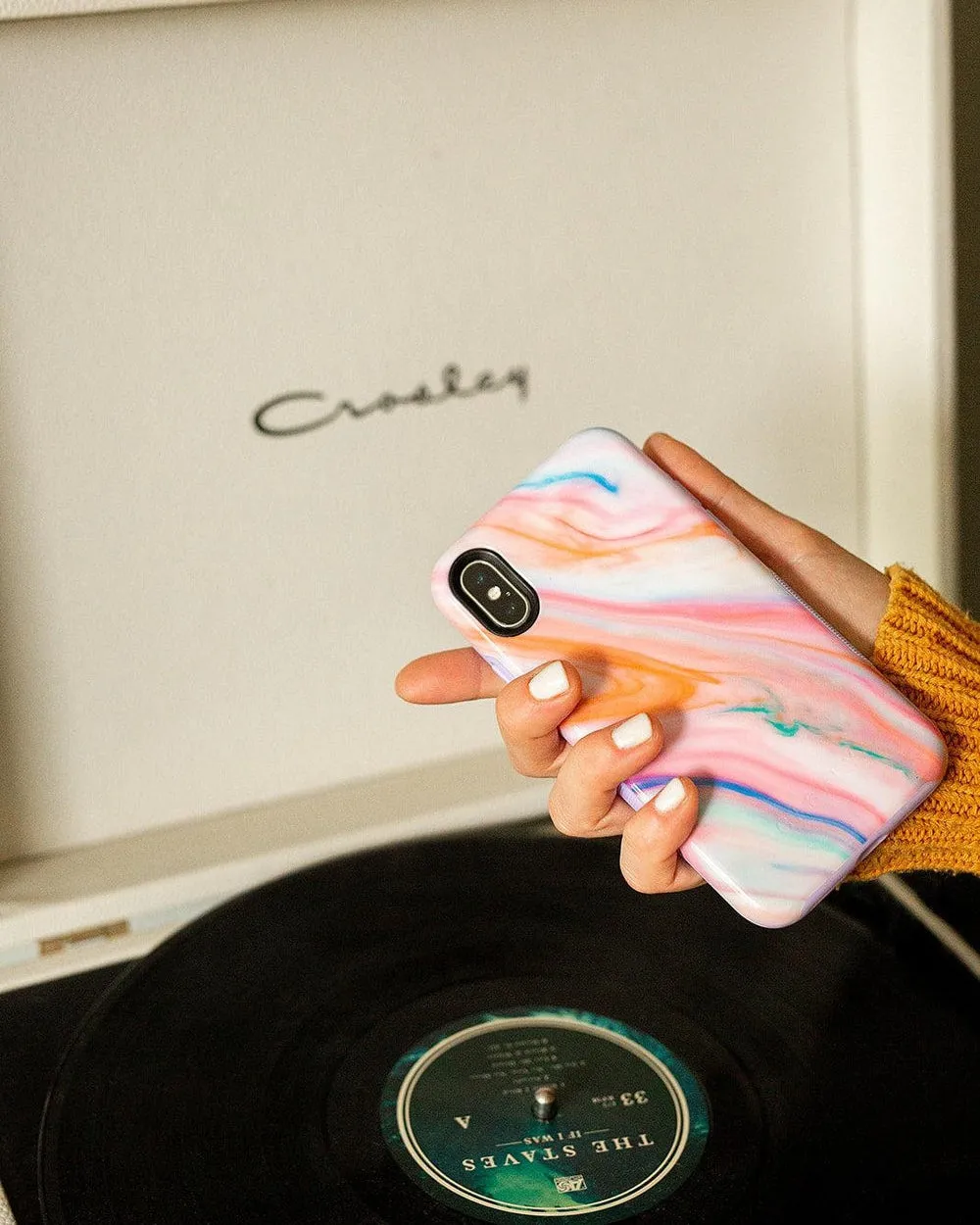 You're a Gem | Rainbow Marble Swirl Case