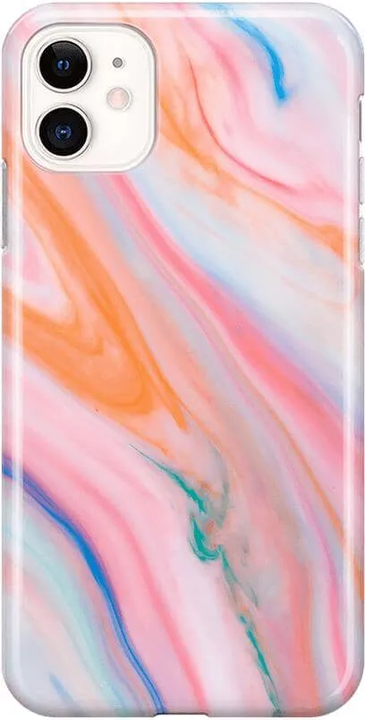 You're a Gem | Rainbow Marble Swirl Case