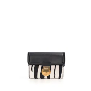 Zebra Motif V-Adiona Belt Bag